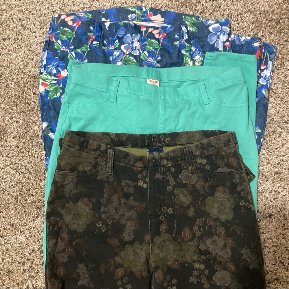 Faded Glory Jeggings/Leggings size Large Bundle